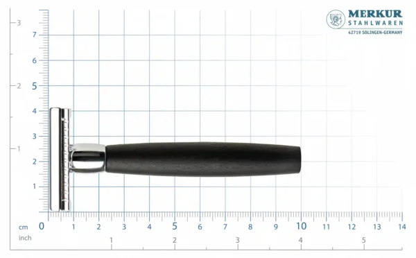 MERKUR Rasierhobel 49C mit Ebenholzgriff Maße