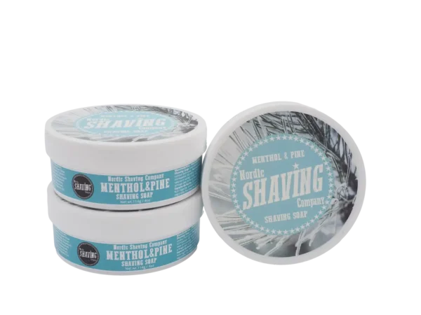 Nordic Shaving Company Rasierseife Menthol & Kiefer pair