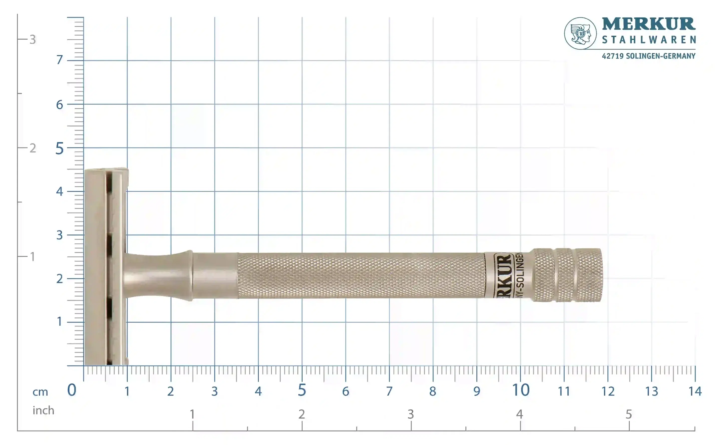 MERKUR Rasierhobel 23 INOX scale MERKUR Rasierhobel 23 INOX scale