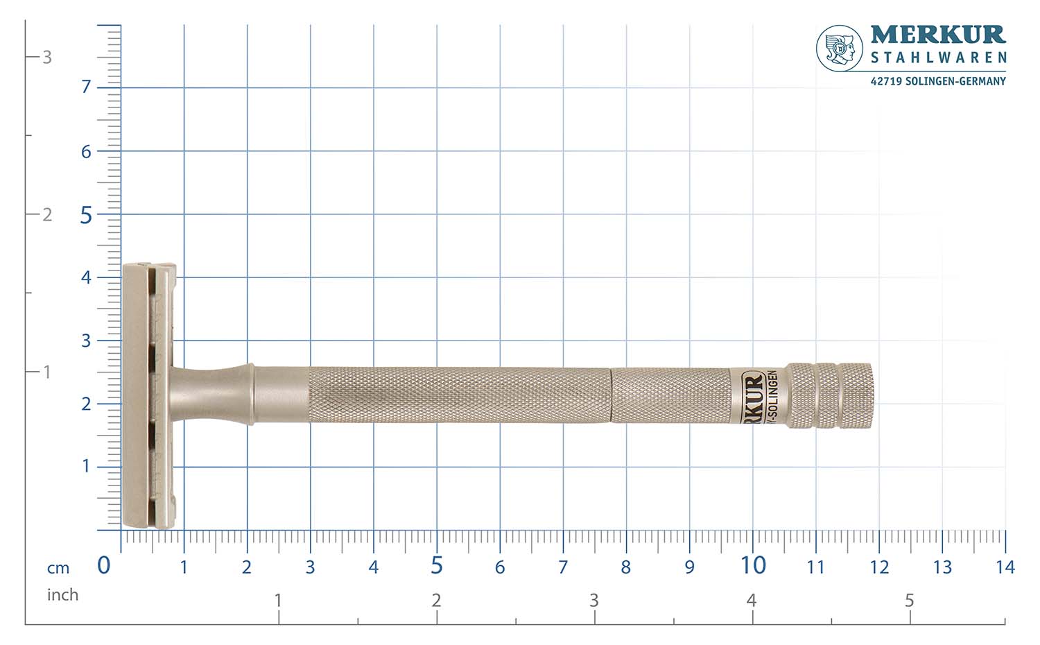 MERKUR Rasierhobel 24 INOX Ladies scale